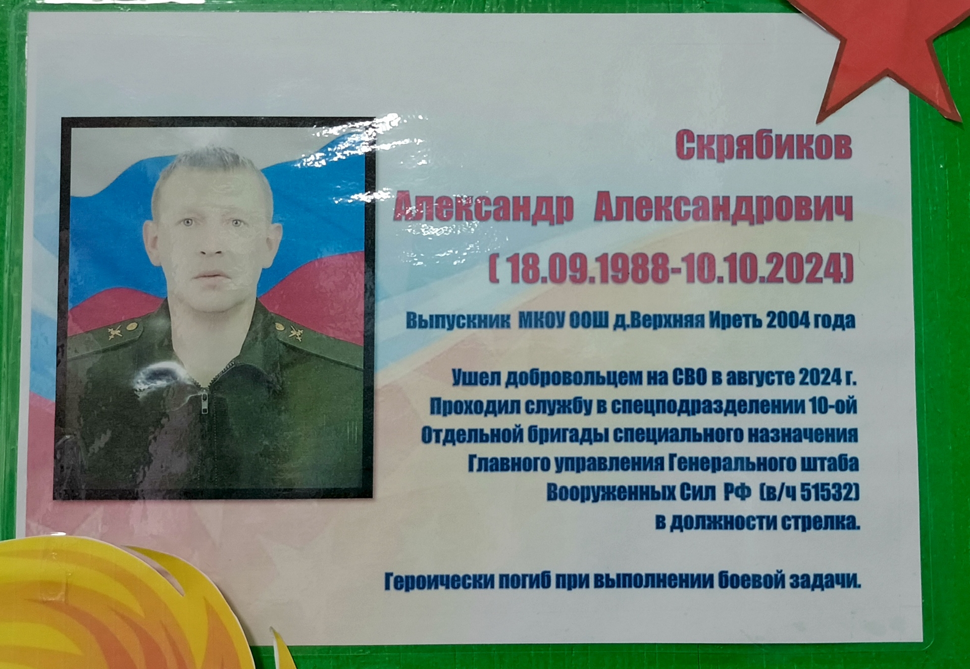 Скрябиков Александр Александрович.